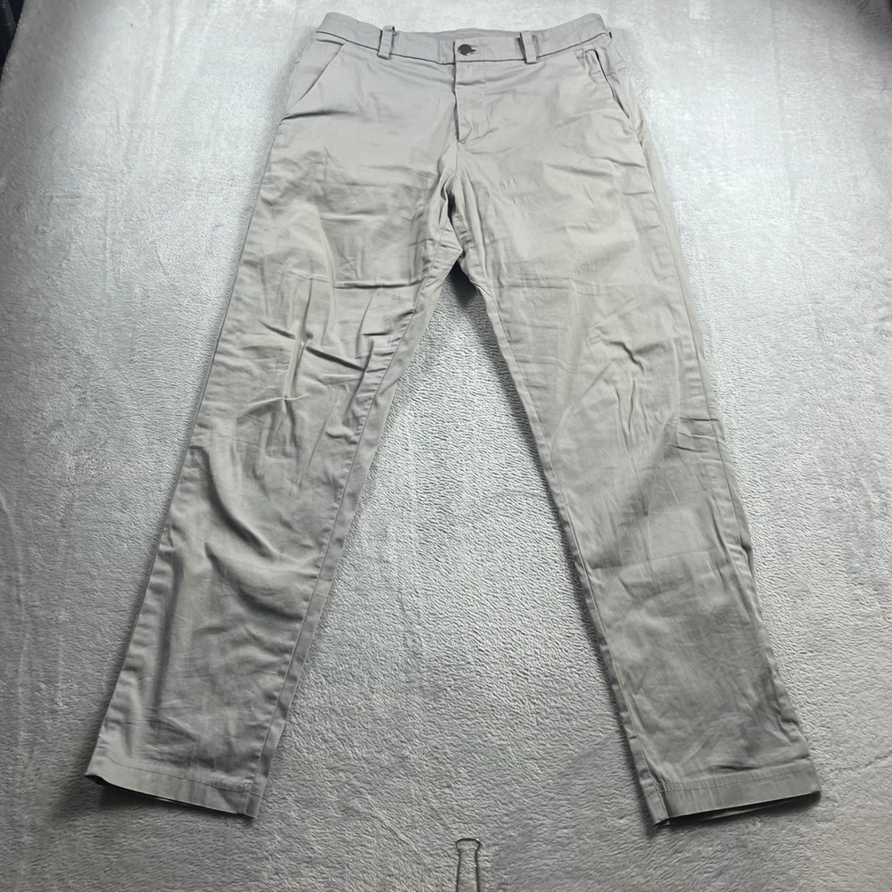 Lululemon Commission Pant Slim Grey Chino Trousers 30 LM5ASE0221